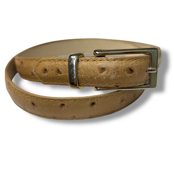 Elite Fresno California Belt Size Medium Tan Animal Print - Picture 1 of 3